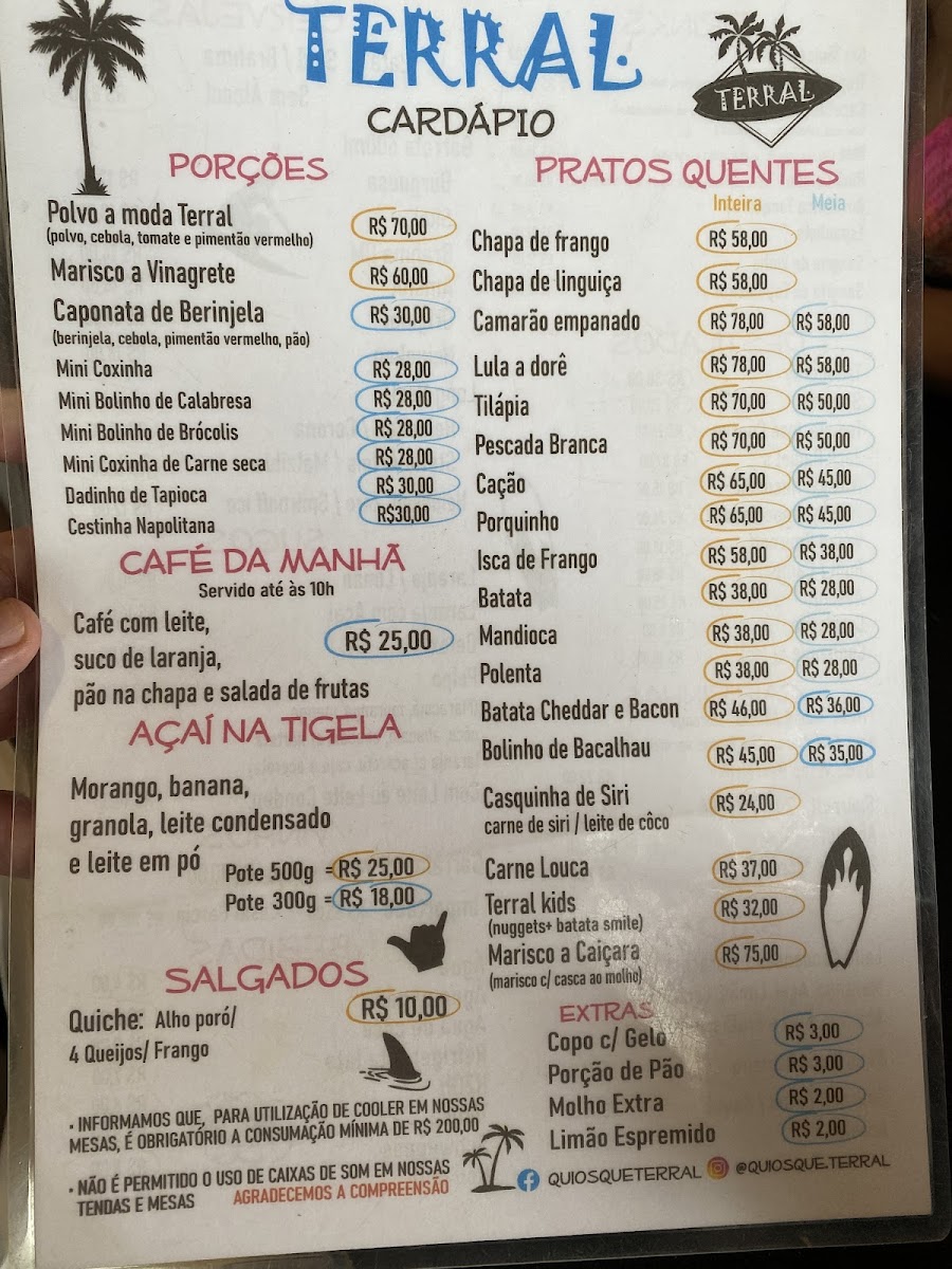 Menu Quiosque Terral-4